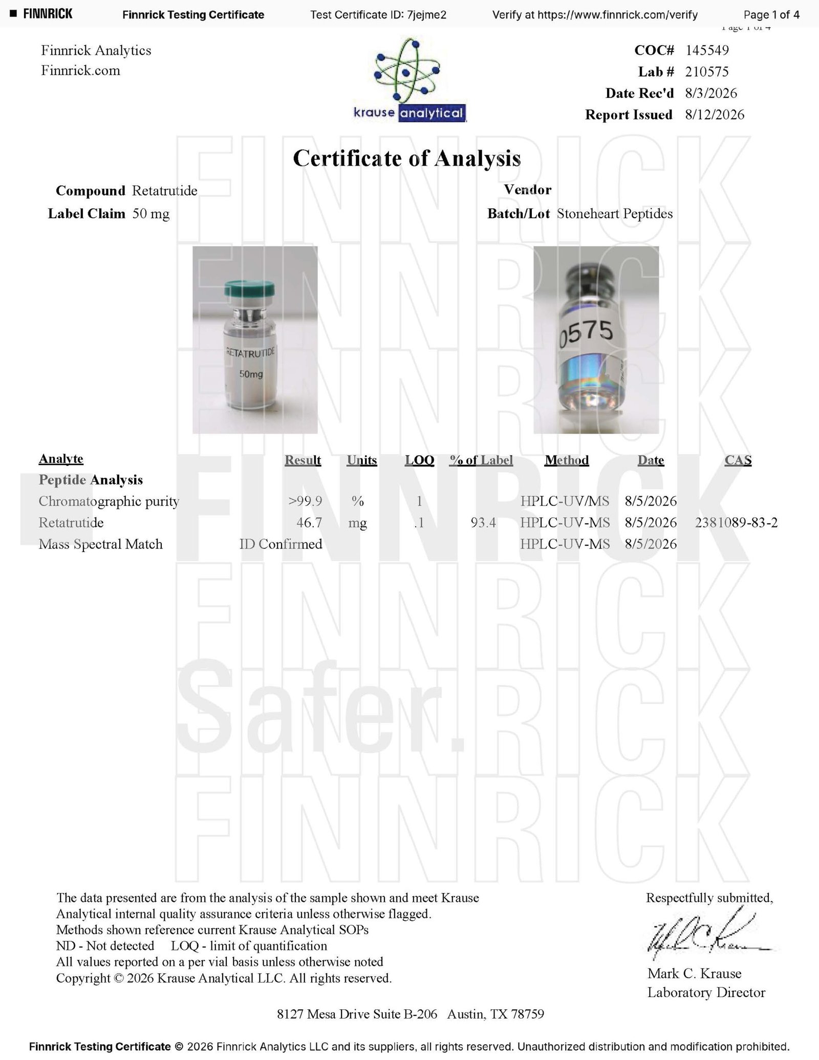 Retatrutide 50mg - Image 2